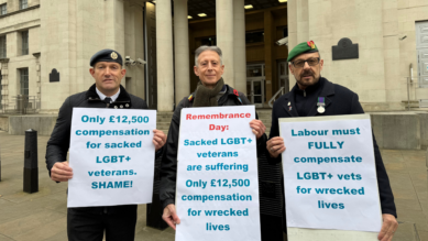 Sacked LGBT+ military demand full compensation